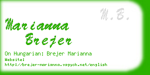 marianna brejer business card